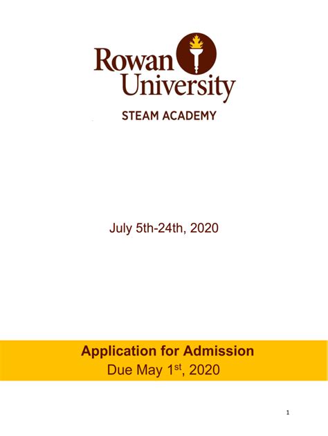 Fillable Online Rowan University STEAM AcademyMFS Camp Fair Fax Email