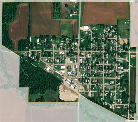 Map of Garrison city, Iowa - Thong Thai Real