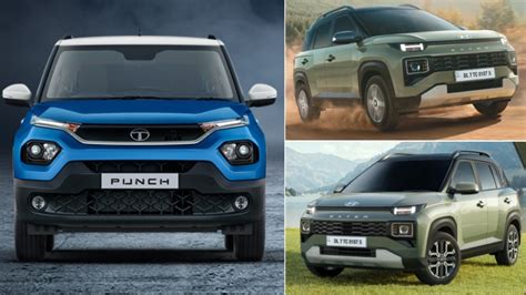 hyundai exter  tata punch specs features prices compared car news