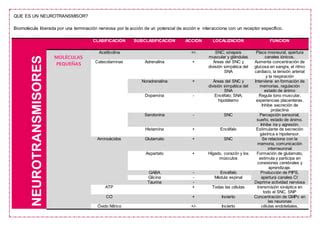 Tipos De Neurotransmisores Ppt