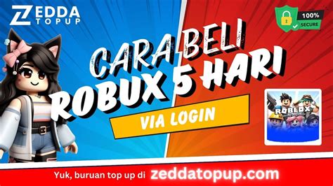 Cara BELI ROBUX ROBLOX 5 HARI Via LOGIN Di ZEDDATOPUP TERMURAH