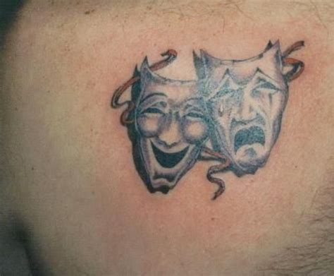 12 best Comedy Tragedy Tattoos images on Pinterest | Drama masks ...