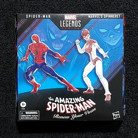 Marvel Legends Spider Man Spinneret Renew Your Vows 2 Pack Spider