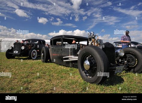 Ford Model A Mit Lincoln Flathead V8 Motor Der 1950er Jahre American