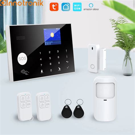 Alarma Tuya Wifi Gsm Control Sirena Teclado Sensores Soporta App