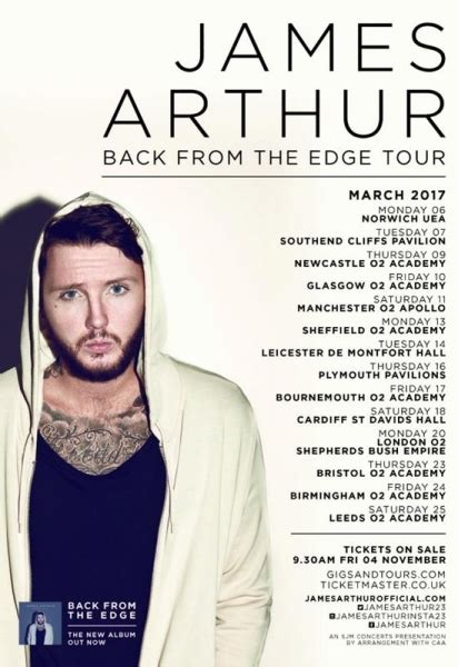 GIG REVIEW James Arthur Welcome To UK Music Reviews