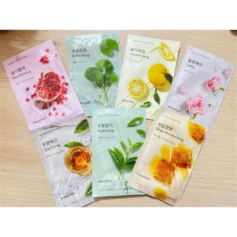 M T N Gi Y D Ng Da Jeju Innisfree My Real Squeeze Energy Mask Ex Ml