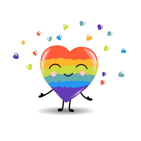 Orgullo Gay Concepto Lgbt Ilustración Coloreada Del Vector De Dibujos