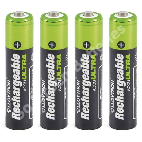 Lloytron Aa 800 2700 Mah Aaa 550 1100 Mah Rechargeable Batteries