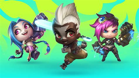 Ekko Jinx VI Chibi League Of Legends HD Wallpaper Peakpx