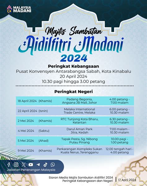 Majlis Sambutan Aidilfitri Madani Peringkat Kebangsaan Portal