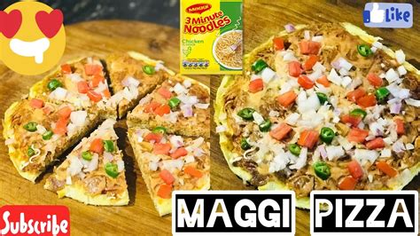 Maggi Pizza Recipe Pizza Without Oven Egg Maggi Pizza