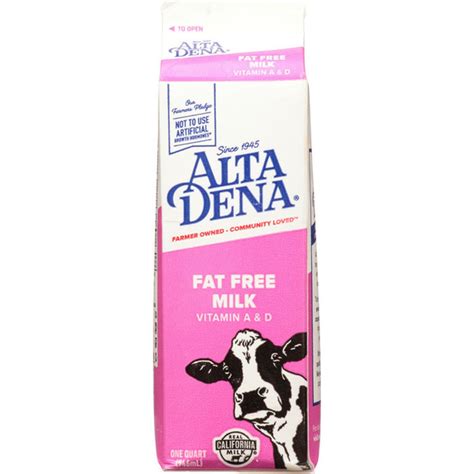 Alta Dena 40 Heavy Cream Paper Half Gallon 1 Qt Delivery Or Pickup