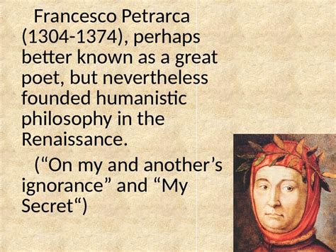 Philosophy of the Renaissance Renaissance is