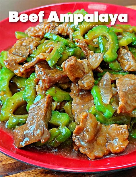 Beef Ampalaya Yummy Kitchen