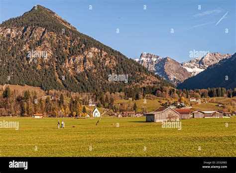 Hiking trails near Oberstdorf, Germany Stock Photo - Alamy