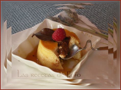 Las Recetas De Fófo Flan Corazón De Bombón