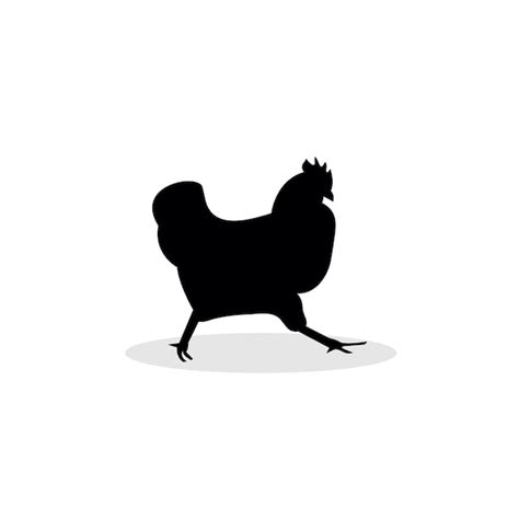 Premium Vector Chicken Silhouette Design Vector