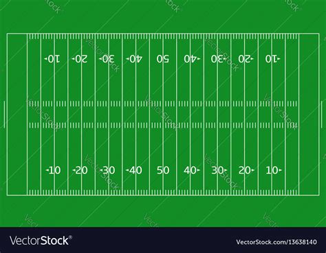 American football field Royalty Free Vector Image