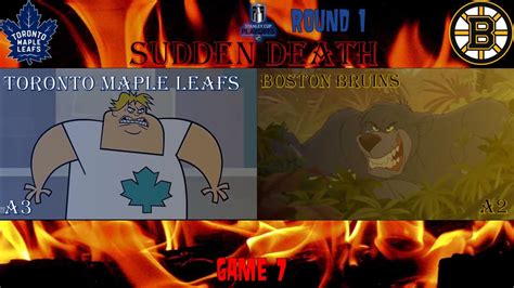 Maple Leafs Bruins Sudden Death 2024 By Superherocat2000 On