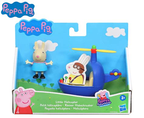 Peppa Pig 2-Piece Rebecca Rabbit & Little Helicopter Toy Set | Catch.co.nz