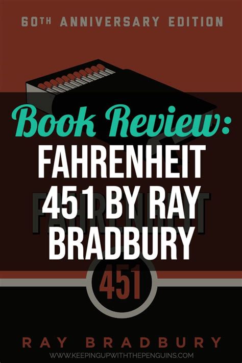 Book Review Fahrenheit By Ray Bradbury Books To Read Book