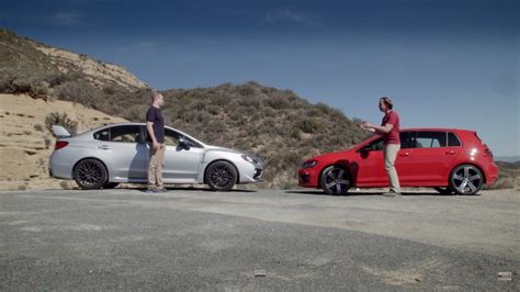 Volkswagen Golf R Vs Subaru Wrx Sti Video