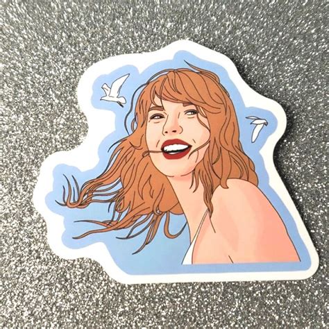 Taylor Swift Design Music Taylor Swift Waterproof Sticker 1989