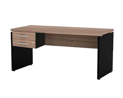 Mesa Secretaria Pandin M1500PE40 Preto Walnut