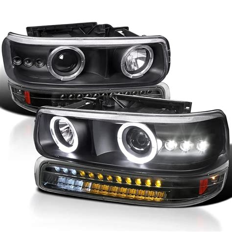 Buy Spec D Tuning Black Housing Clear Lens Led Halo Projector