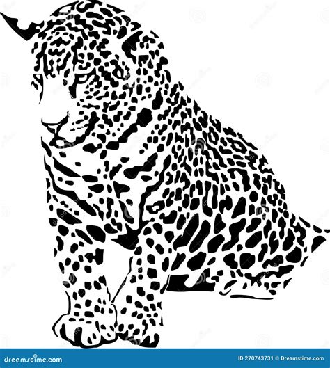 Jaguar stock vector. Illustration of hunter, pattern - 270743731