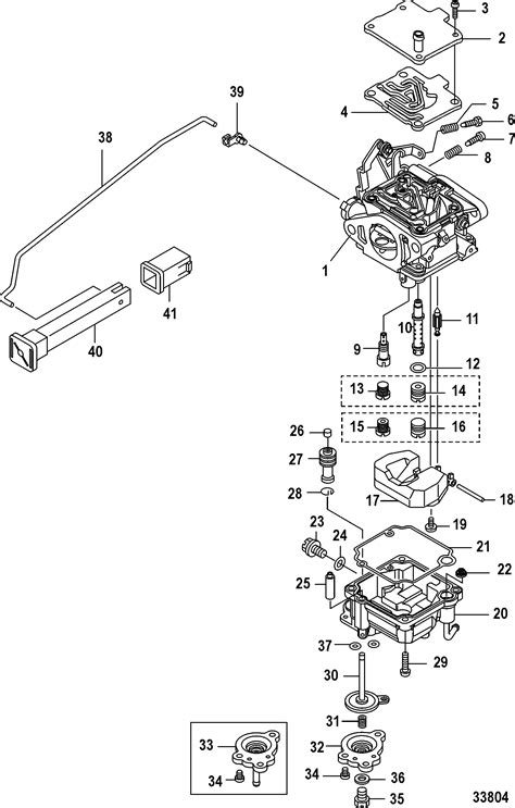 Mercury Hp Stroke Carburetor Parts