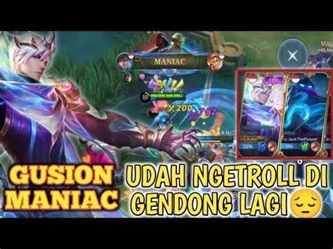 Di Rank Mythic Masih Ada Aja Yang Kayak Gini Ya Gameplay Gusion Top