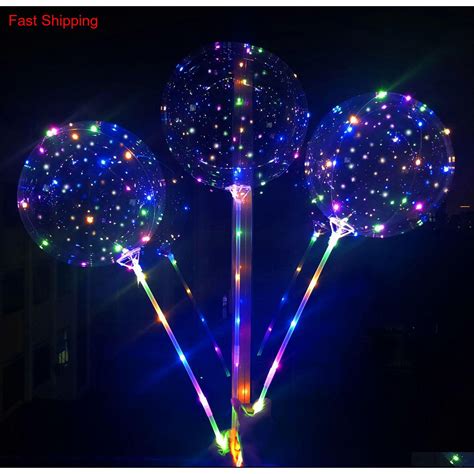 Led Bobo Balloon String Ballon Led Lumi Re De No L Halloween Ballons