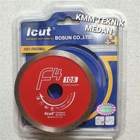 Jual BOSUN ICUT DIAMOND WHEEL 4 F4 MATA POTONG KERAMIK GRANIT TEMBOK