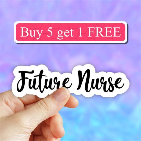 Future Nurse Sticker, Nurse Laptop Stickers, Nurse Decal, Water Bottle Stickers, Tumbler ...