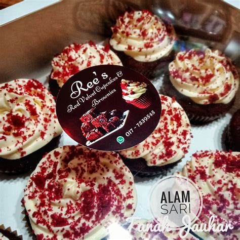 RED VELVET CUPCAKES REE YANG SANGAT SEDAP