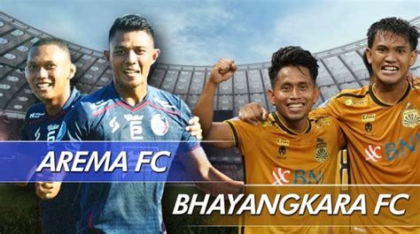 Prediksi Arema FC Vs Bhayangkara FC Di BRI Liga 1 Head To Head