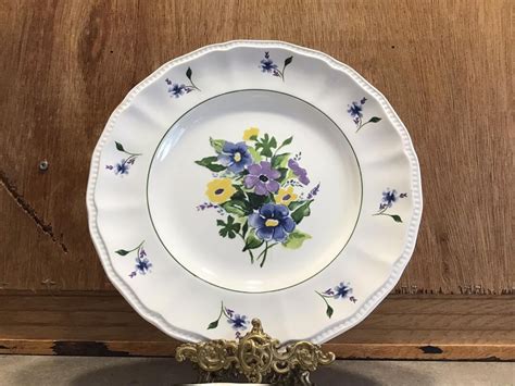 3 Kensington Staffordshire Ironstone England Wayside Dinner Plates Etsy