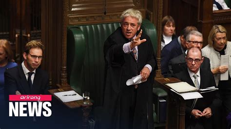 Speaker John Bercow Denies Boris Johnson Second Vote On Brexit Deal