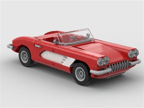 LEGO MOC 1959 Chevrolet Corvette - Modified version of Lego 10321 by Tangram | Rebrickable ...