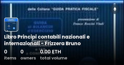 Libro Principi Contabili Nazionali E Internazionali Frizzera Bruno