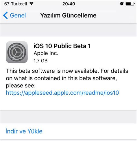 Ios Public Beta S R Mleri Nas L Y Klenir Teknoloj Dolabi