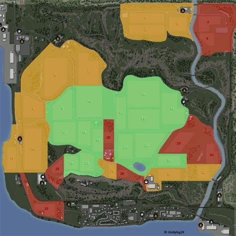 Farming Simulator 19 Fields Sizes And Cost Ravenport And Felsbrunn