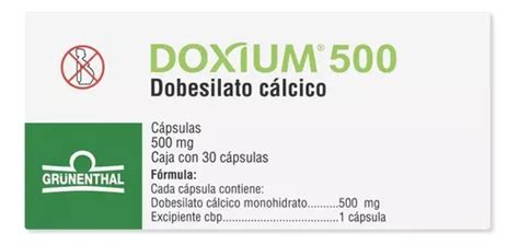 Doxium 500 500mg Capsulas Con 30 Meses Sin Interés