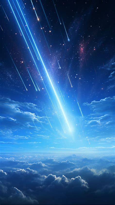 Meteor Shower Wallpaper | Meteor shower, Flyer and poster design, Phone ...