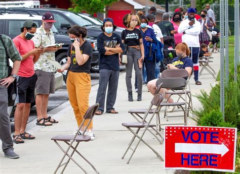 Plagued With Problems Georgia Primaries Raise Concerns About November