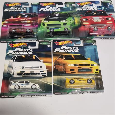 Hot Wheels Fast Furious Velozes E Furiosos Original Fast Set