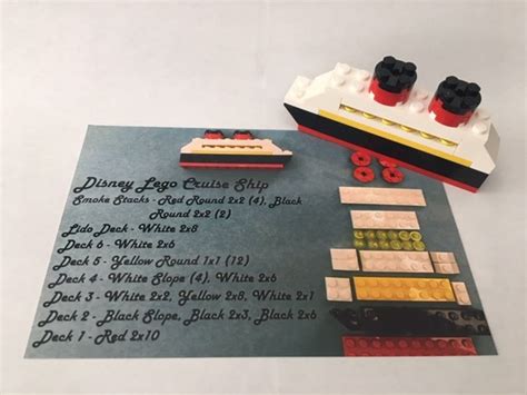 Disney Inspired Lego Cruise Ship Fish Extender Fe Gift Idea Etsy