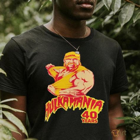 Official Hulk Hogan 40 Years Ripping Shirt Teejeep